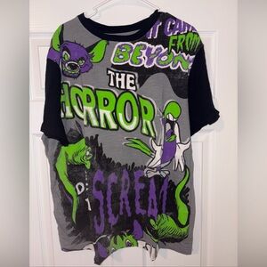 DIsney Park Halloween Raglan T-Shirt Adult XL Lion King Villains Series